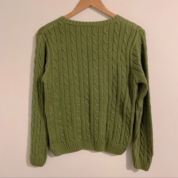 Lily Pulitzer Cable Knit Crew Neck Sweater Top - Picture 5 of 8